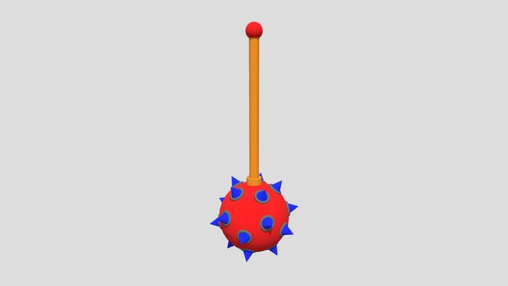 SpikeBall: Animal Crossing Fountain Props 3D Model