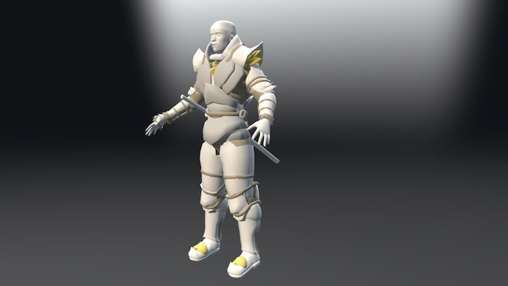 ANG Enemy Type 1 3D Model
