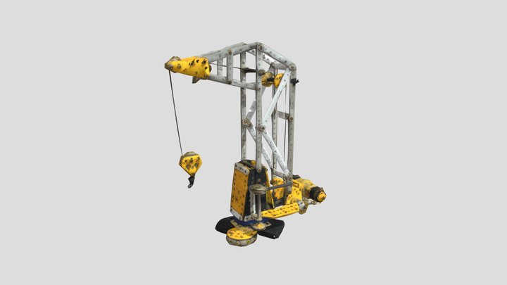 Meccano_ Crane_old_obj – Free 3D Model STL