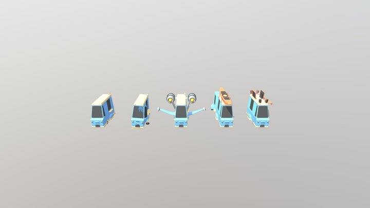 вторичные детали blend 3D Model