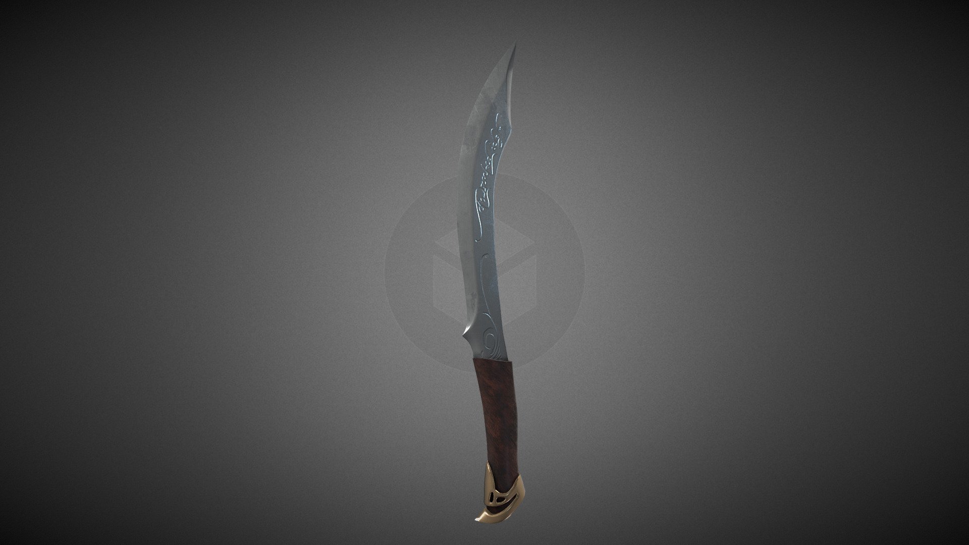 LOTR Aragorn Dagger - 3D model by VINYL (@VINYL_) [9a28a8f] - Sketchfab