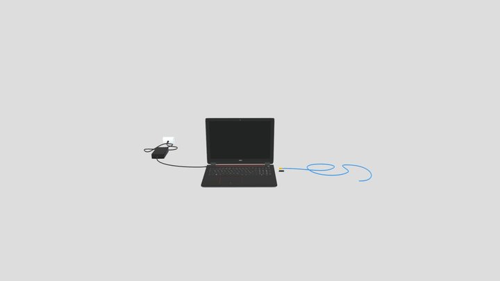 Dell Inspiron 3D Model