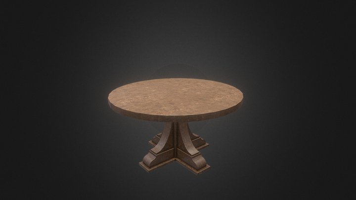 Table Sketchfab Variant 3D Model