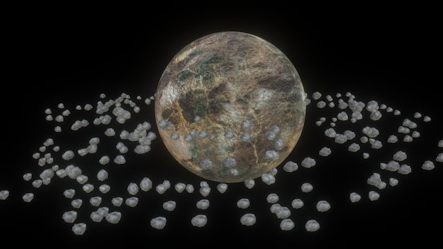 Planet Meztli 3D Model