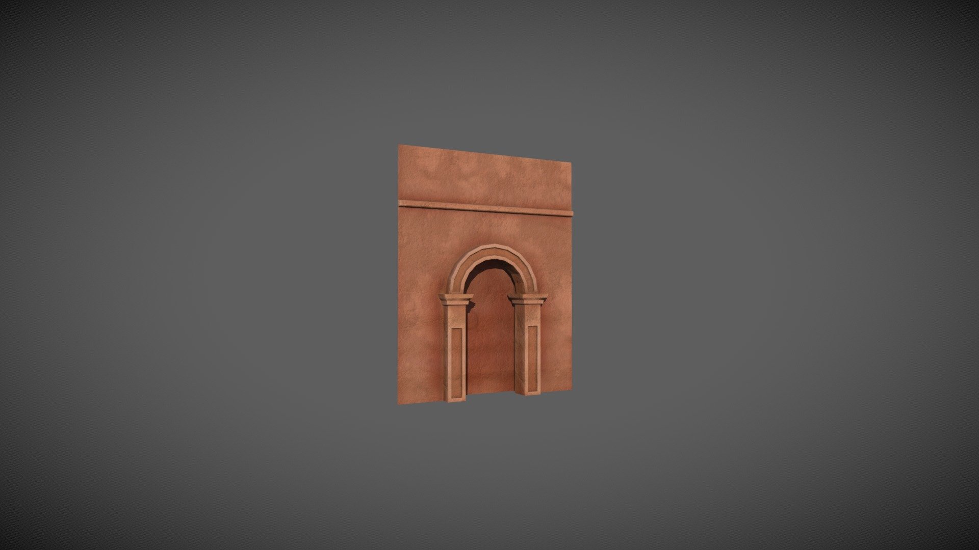 Desert Temple Wall - 3D model by CraigBreenHogg3D [9a2bfa7] - Sketchfab