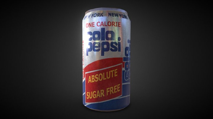 Drink Can 2 3D Model