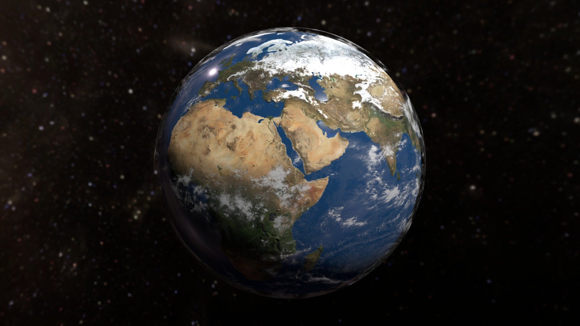 Realistic Earth W Terrain - 3d Model By Entropynine (@entropy9ine 