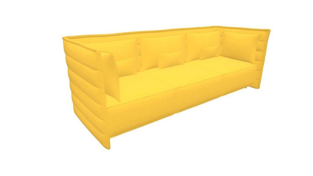 Alcove Plume 3-Seater Vitra