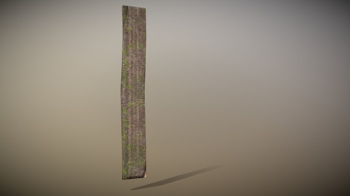 Weathered Wooden Plank_02 - Free 3D Model – Free 3D Model STL