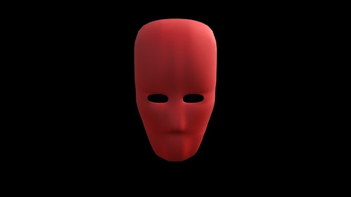 Full-face Mask Template 3D Model