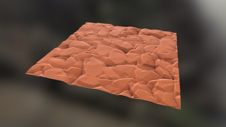 Stylized Rock 2 3D Model