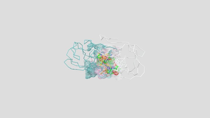 HIV-1 PROTEASE 3D Model