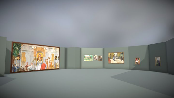 Leonard's Gallery of Swedish Art 3D Model