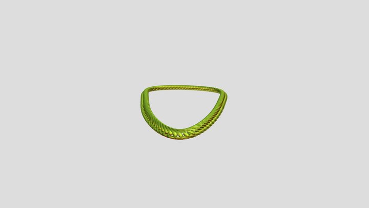Chain Model Braid 1 3D Model