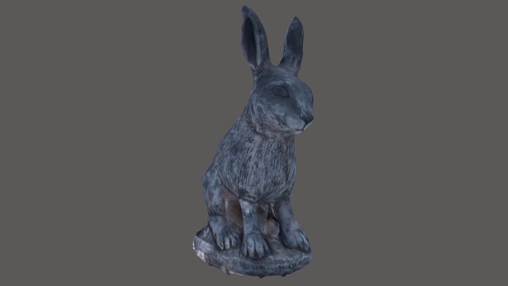 Hare statue 3D Model