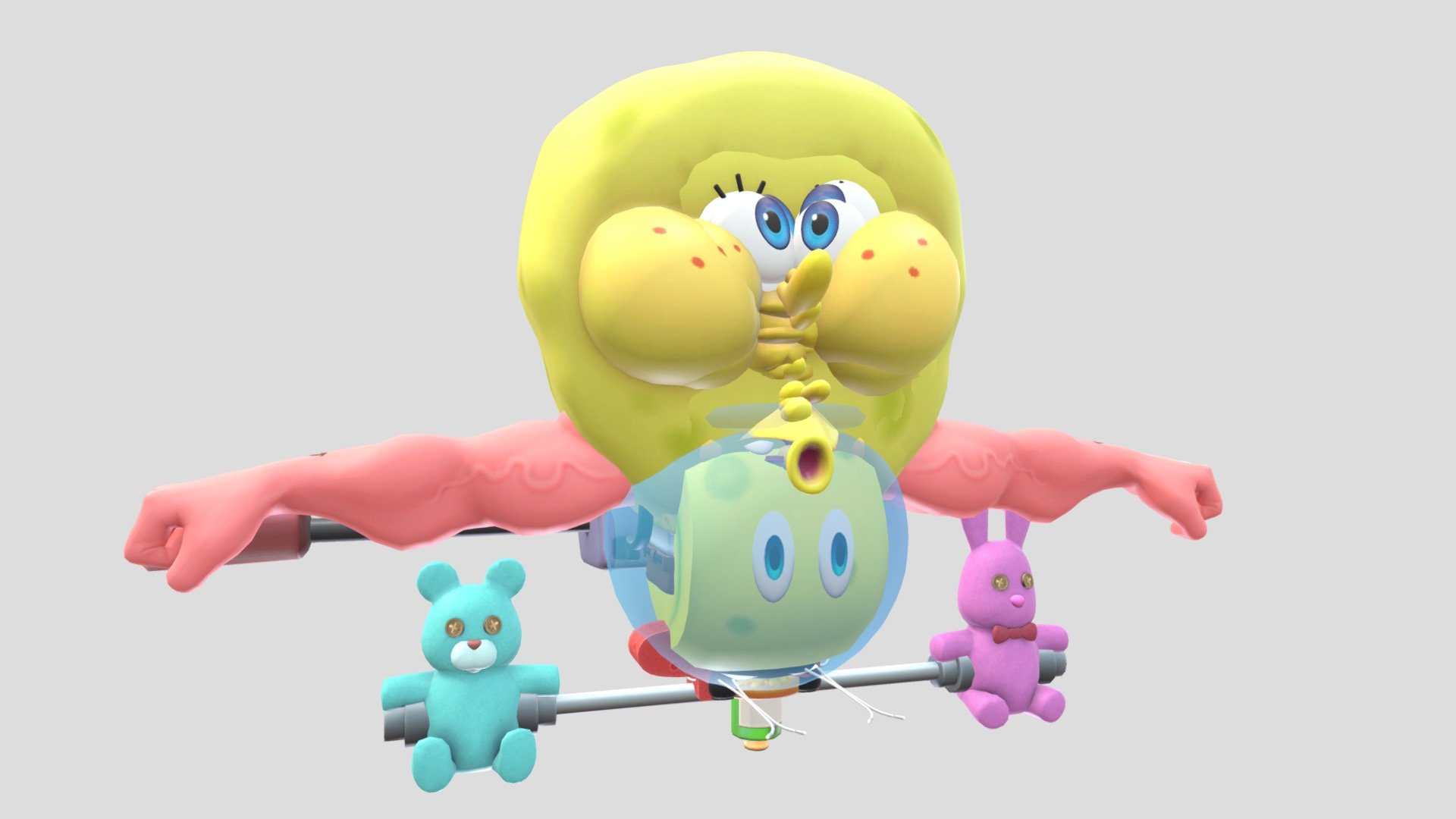 SpongeBob SquarePants From NASB2 - Download Free 3D model by SMF ...