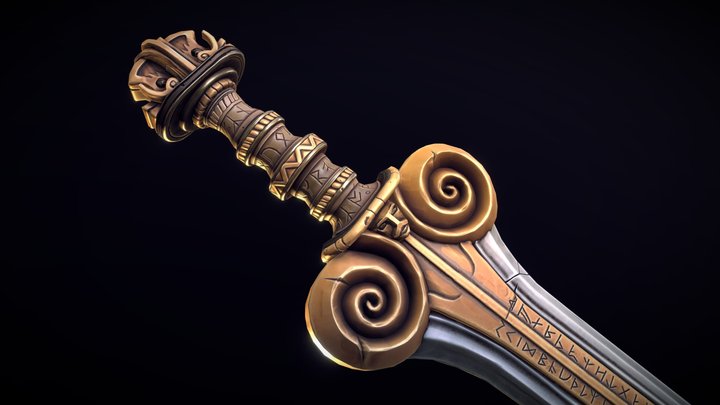 Frejs Sword 3D Model