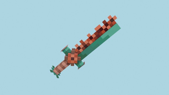 Gears Sword 3D Model