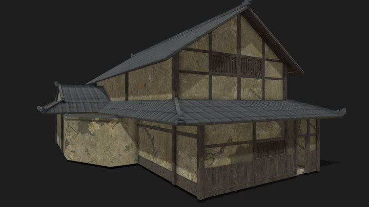 Traditional Japanese house 3D Model