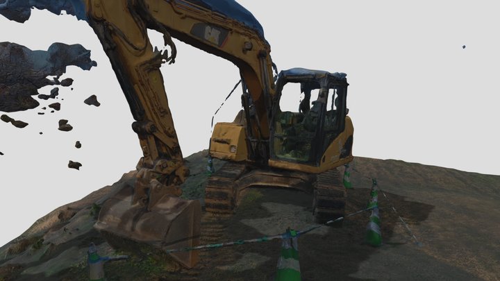 Test＿Caterpillar311CU＿360°動画 3D Model
