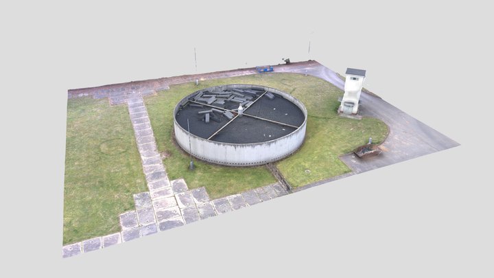 Biofiltr // Biofilter for Wastewater Treatment 3D Model