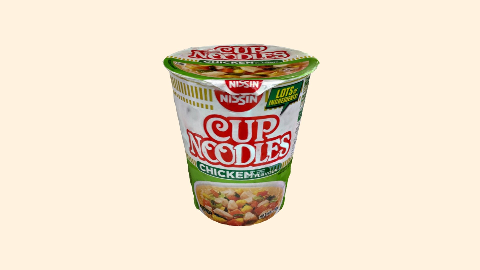 Nissin Cup Noodles - Chicken Flavour