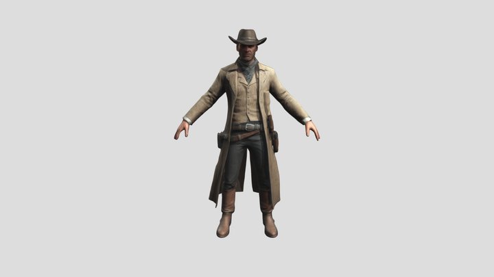 Arthur Morgan from RDR 3D Model