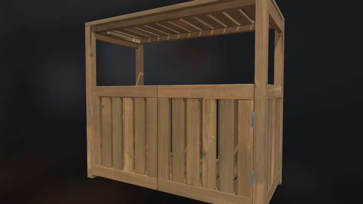 I KEA_NÄMMARÖ Estantería Jardín – Modello 3D gratuito STL