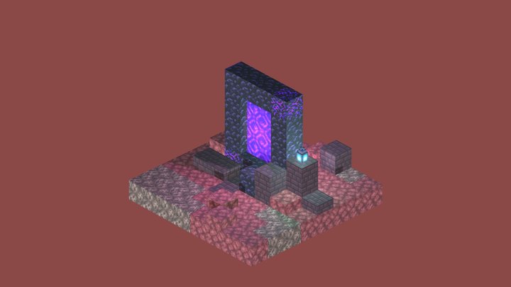 Nether Portal 3D Model