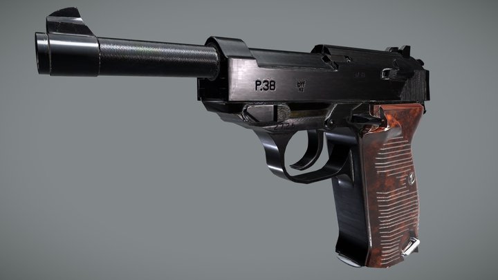 Walther P 38 3D Model