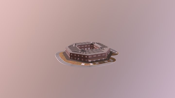 Benteng Van Der Wijck Kebumen 3D Model