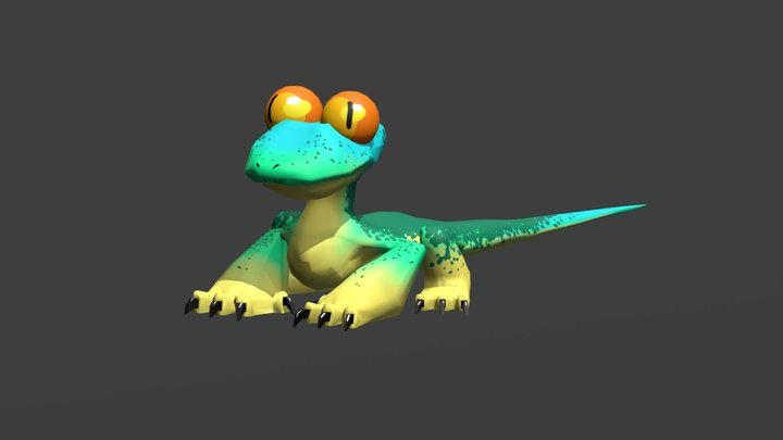 Gecko 3D Model