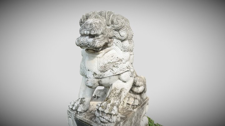 Lion Statue 3D Model