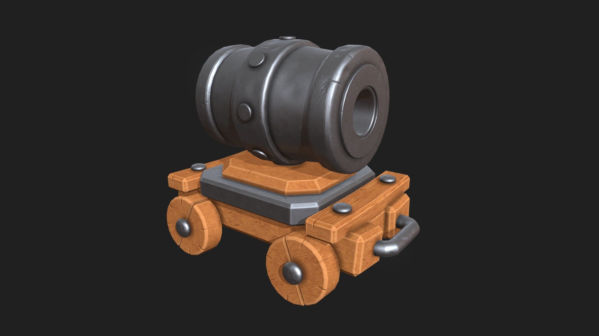 Stylized Cannon - 3D model by Caio Filizola (@Mrcaioavatar) [9a38882 ...