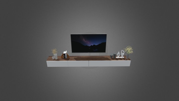 TV cabinet 3D Model