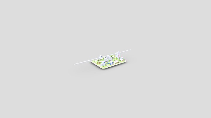 ごみ侍 3D Model