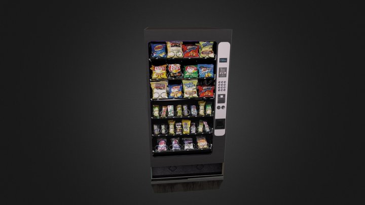 Snack vending machine 3D Model
