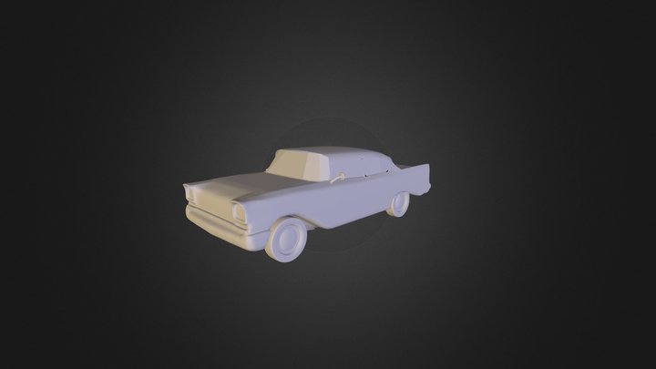 Old Car Model 3D Model