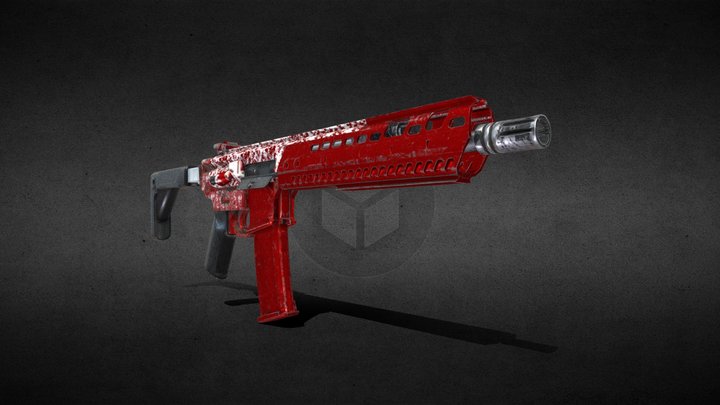M13- Call of Duty Weapon 3D Model