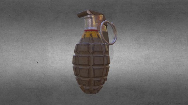 mk2 grenade 3D Model