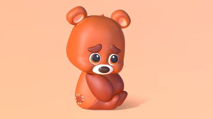 Baby Bear 3D Model
