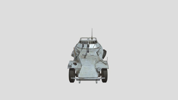 Sdkfz-222 3D Model