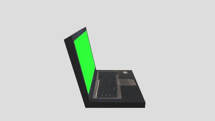 laptop_green_screen (1) 3D Model