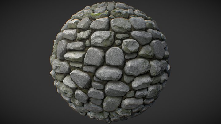 Seamless Rustic Stone Wall & Floor Texture 062
