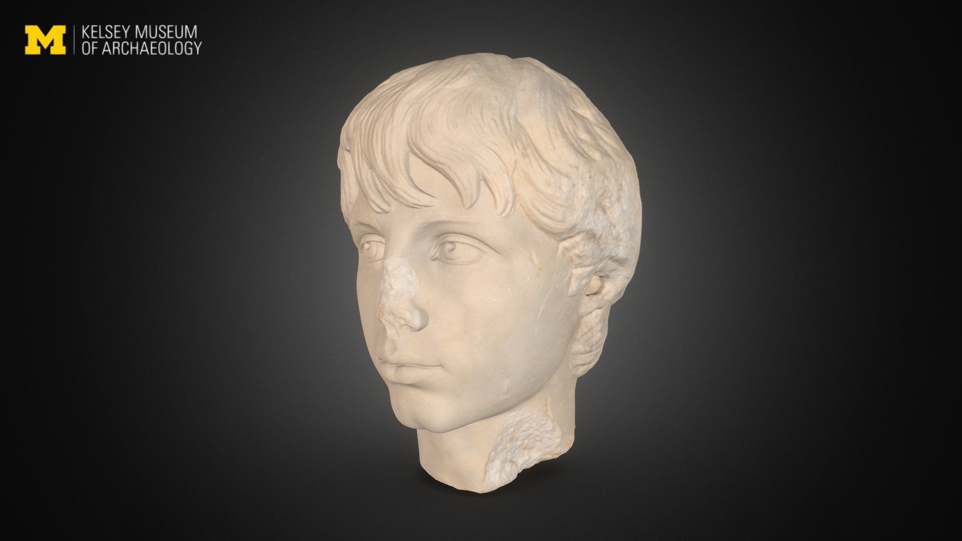Portrait of Polydeukion (digitally cleaned) — Sketchfab embed 3D viewer