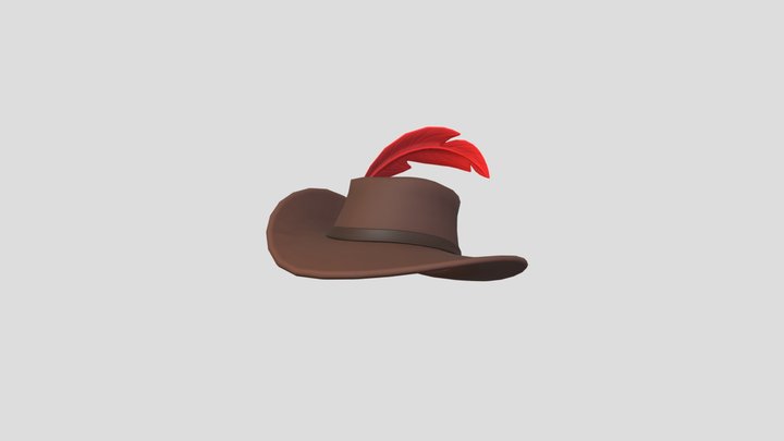 Musketeer Hat 3D Model