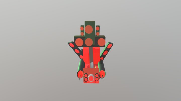 Skibidi titan speaker 3D Model