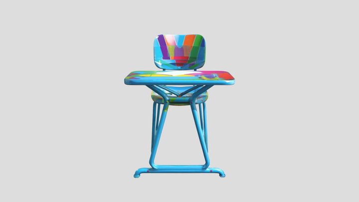 Mobiliario escolar – Free 3D Model STL