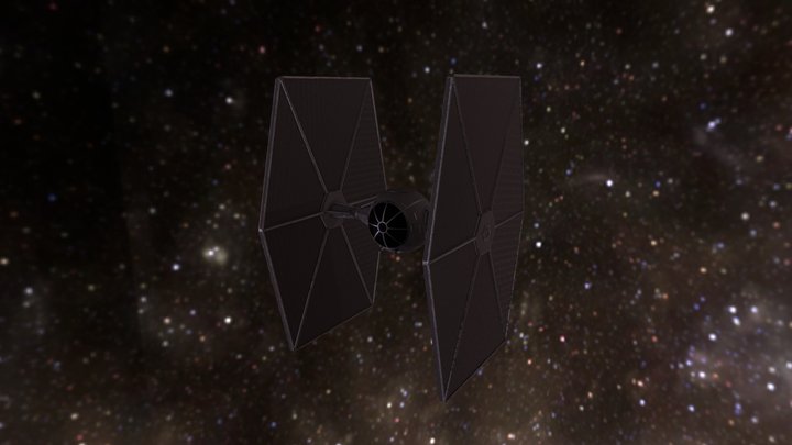 Tie Fighter (Imperial Stranded) 3D Model