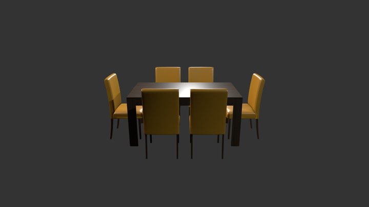 Dining 02 3D Model